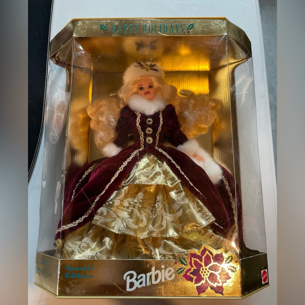 Barbie 1996 happy holidays, special edition, hallmark exclusive